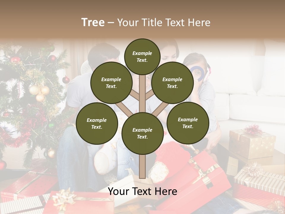 Happy Family Christmas PowerPoint Template
