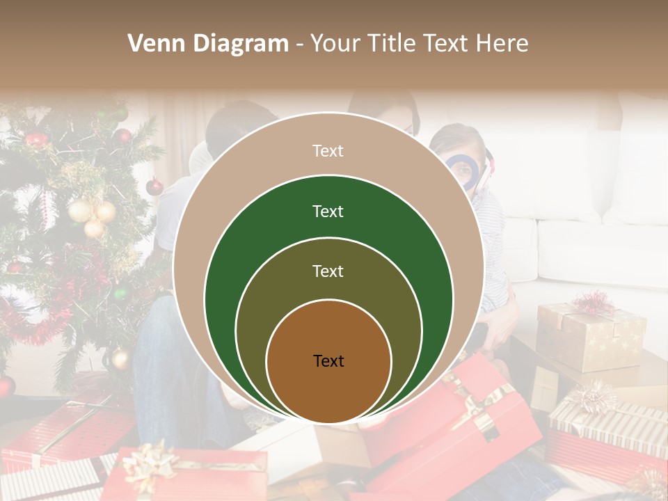 Happy Family Christmas PowerPoint Template
