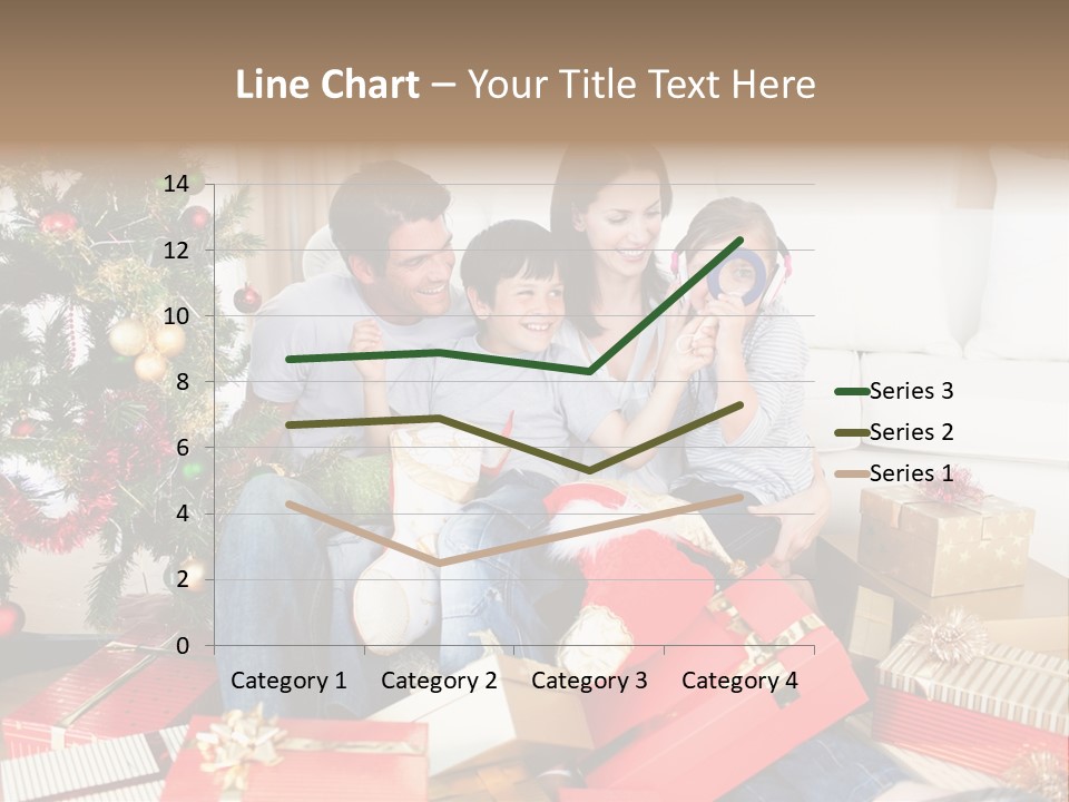 Happy Family Christmas PowerPoint Template