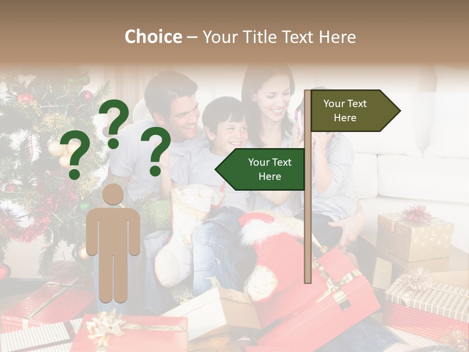 Happy Family Christmas PowerPoint Template