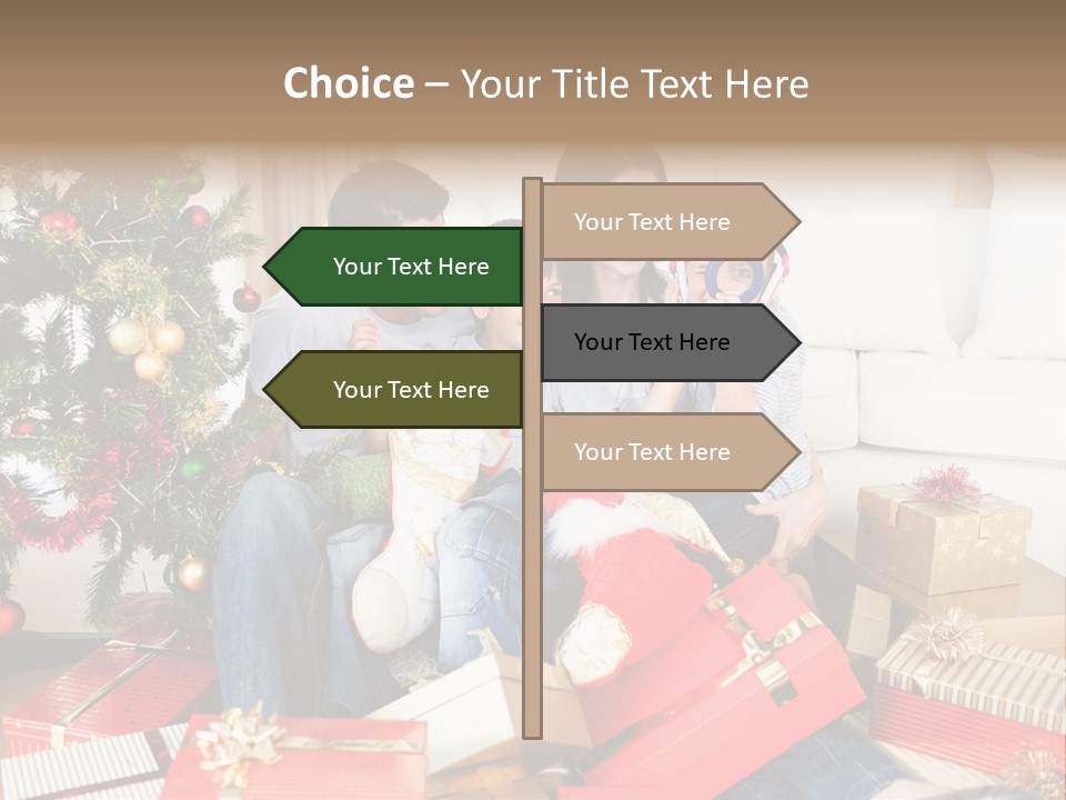 Happy Family Christmas PowerPoint Template