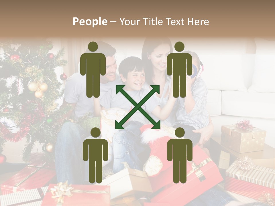 Happy Family Christmas PowerPoint Template
