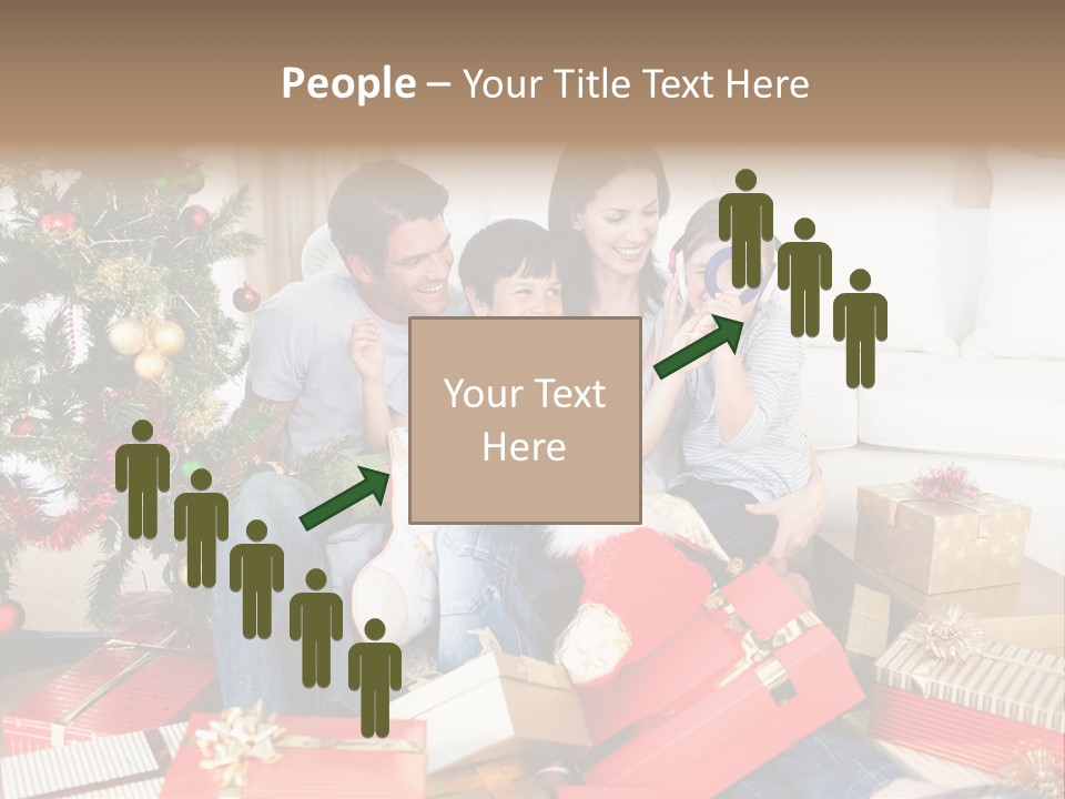 Happy Family Christmas PowerPoint Template