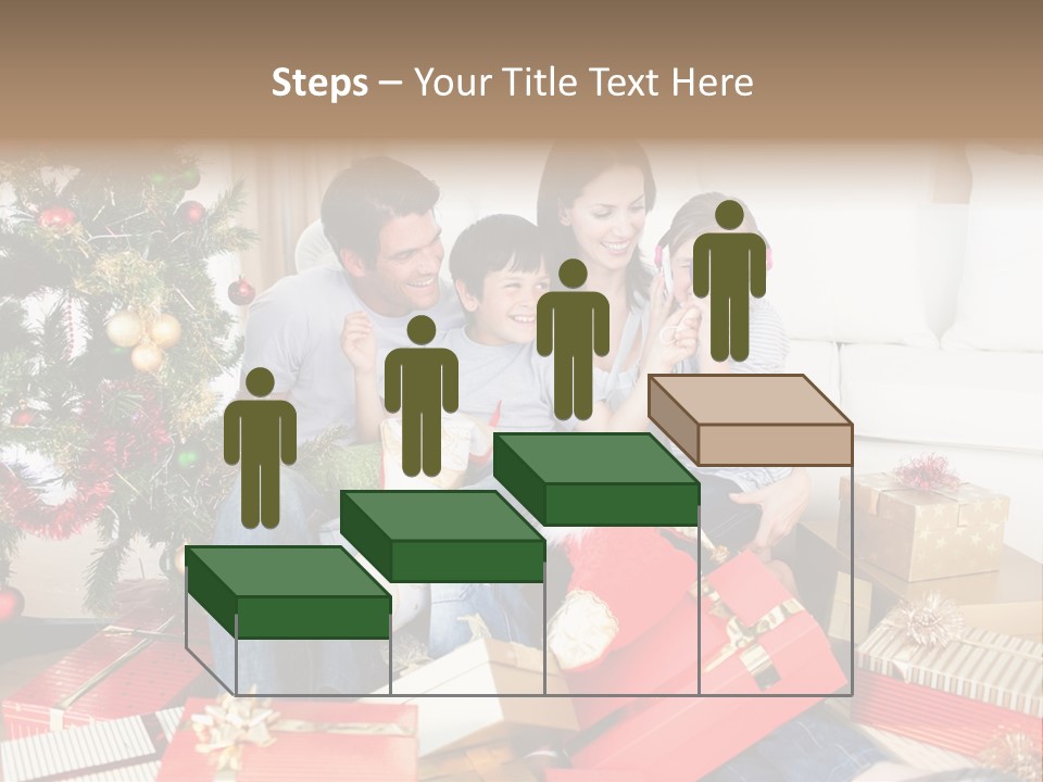 Happy Family Christmas PowerPoint Template