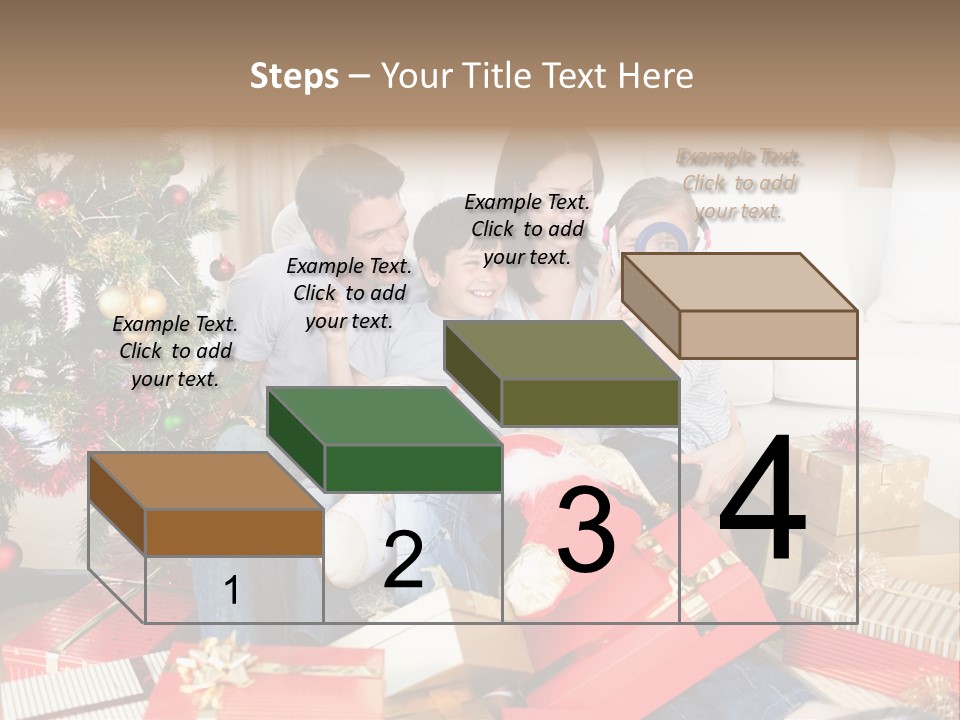 Happy Family Christmas PowerPoint Template