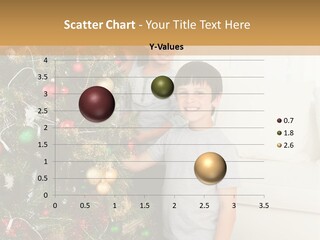 Family Decorating Christmas Tree PowerPoint Template