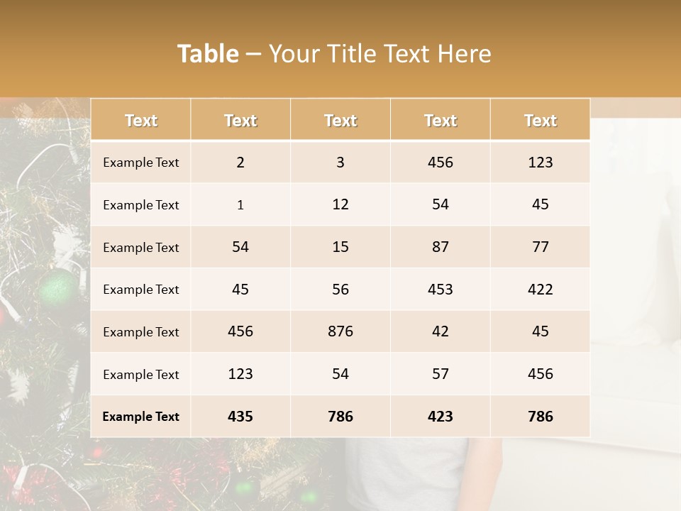 Family Decorating Christmas Tree PowerPoint Template
