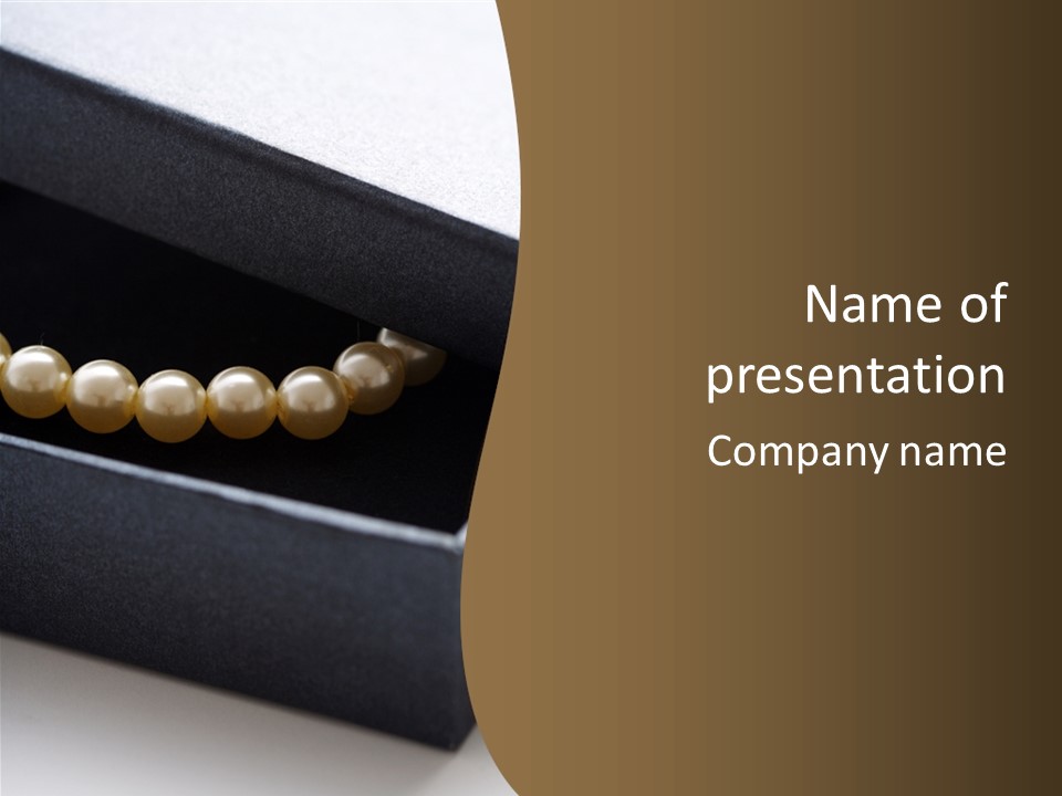 Necklace Gift Christmas PowerPoint Template