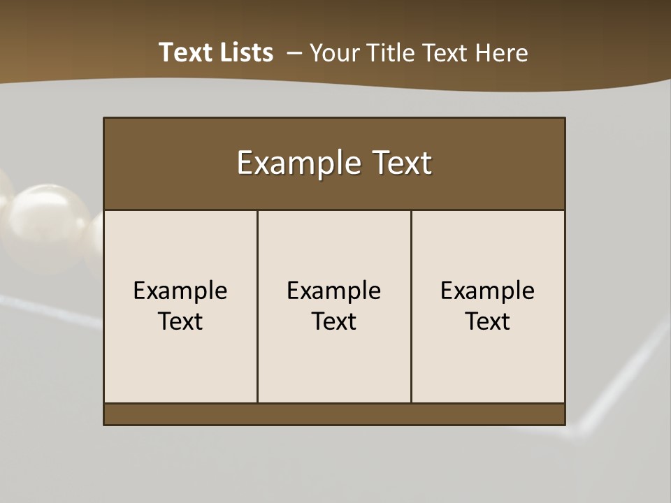 Necklace Gift Christmas PowerPoint Template