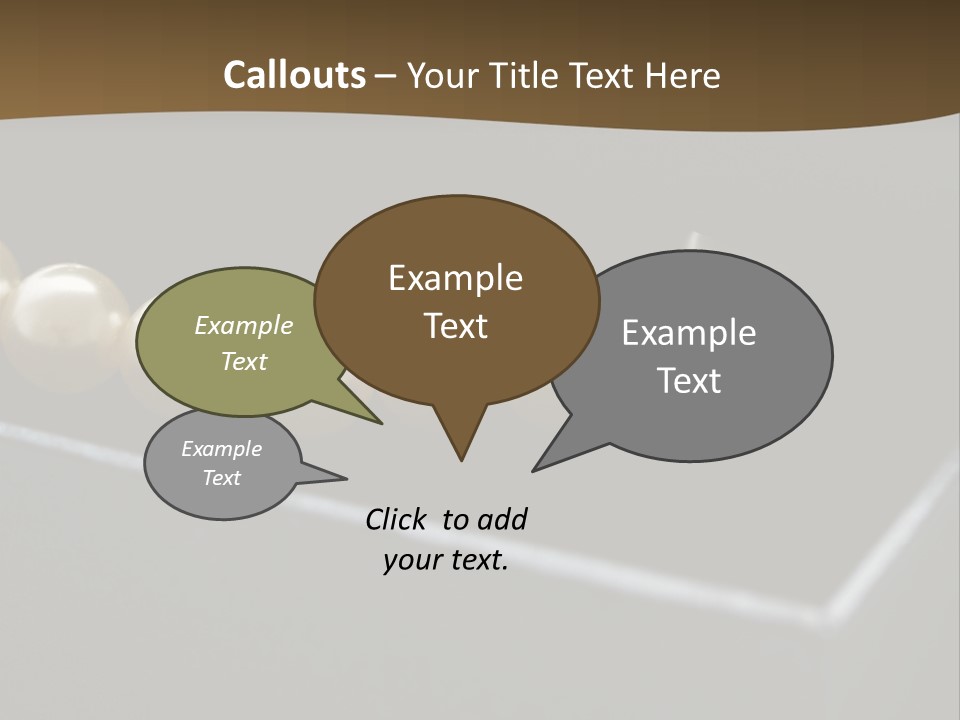 Necklace Gift Christmas PowerPoint Template