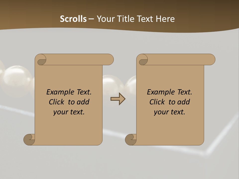 Necklace Gift Christmas PowerPoint Template