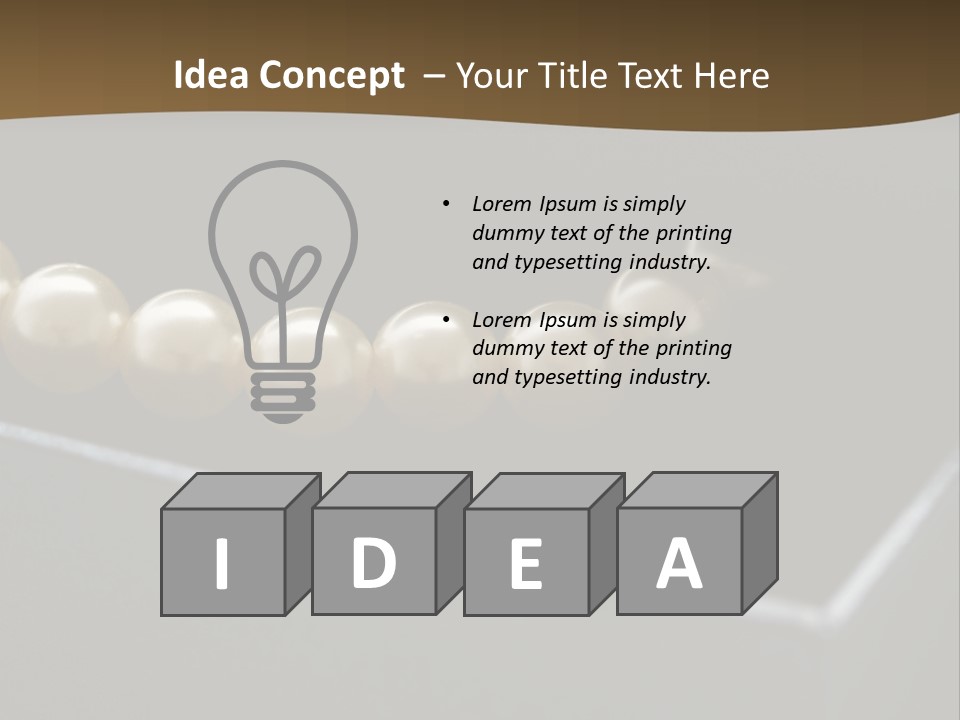 Necklace Gift Christmas PowerPoint Template