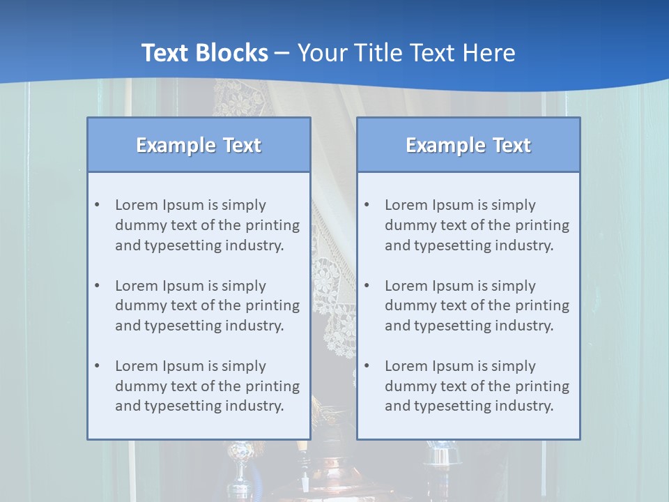 Shutters Inside PowerPoint Template
