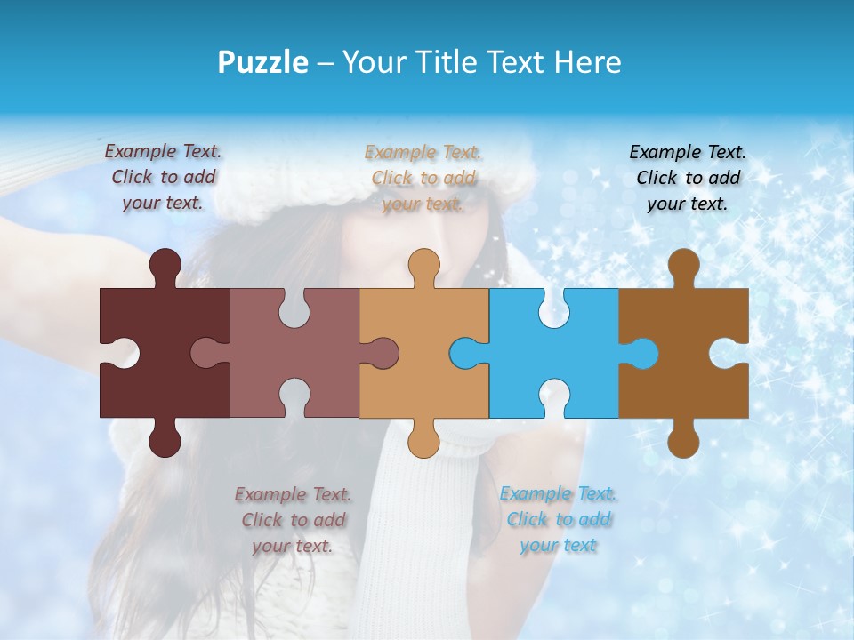 Winter Girls PowerPoint Template