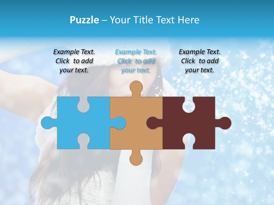 Winter Girls PowerPoint Template