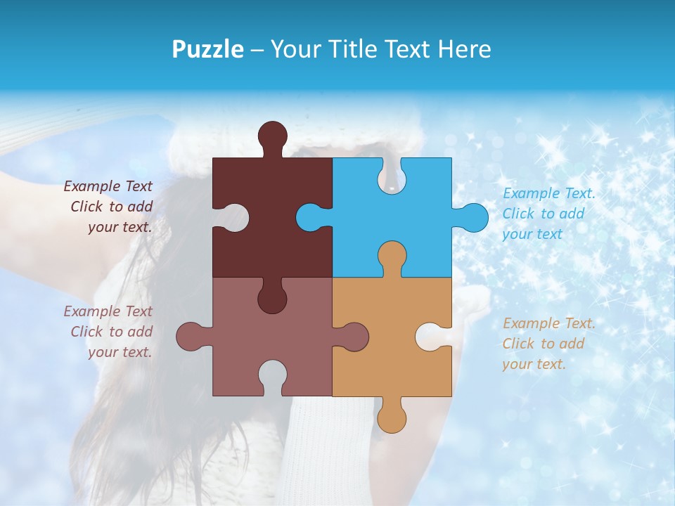 Winter Girls PowerPoint Template