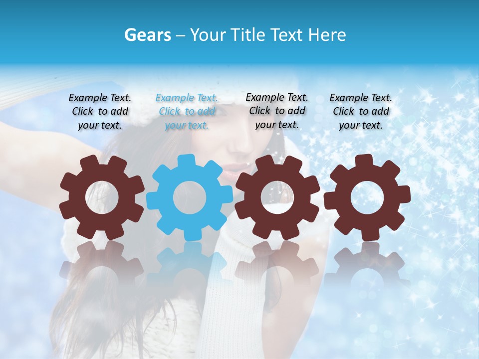 Winter Girls PowerPoint Template