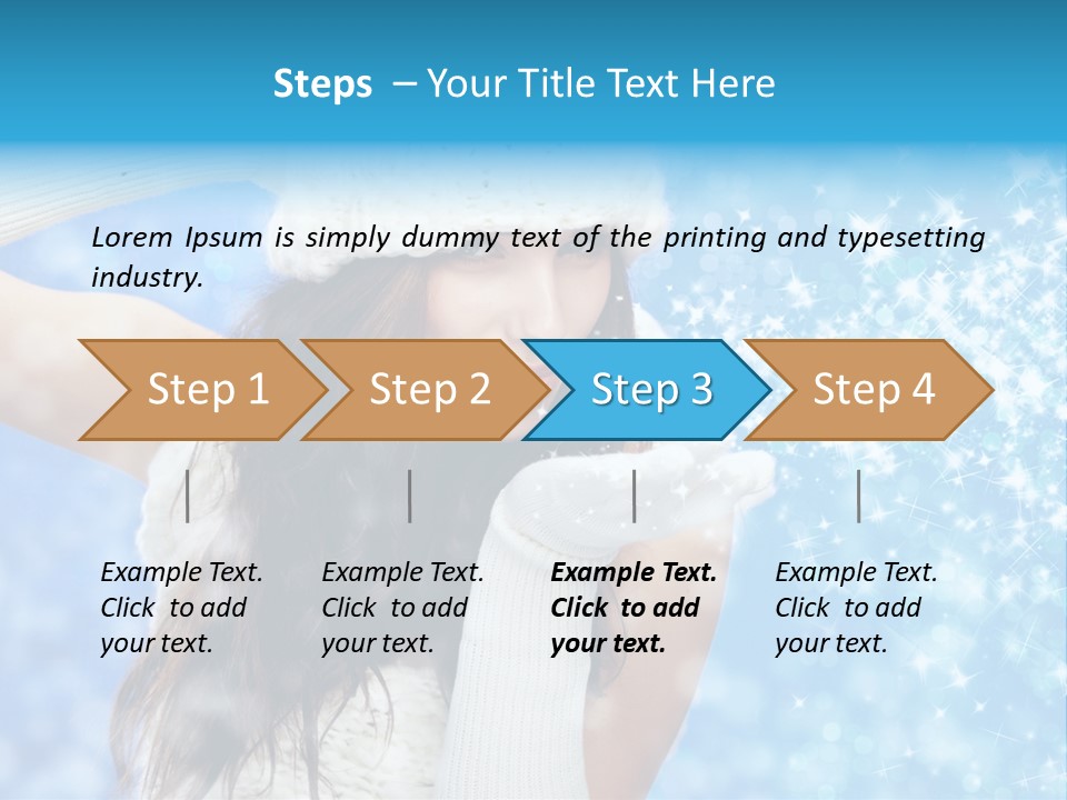 Winter Girls PowerPoint Template