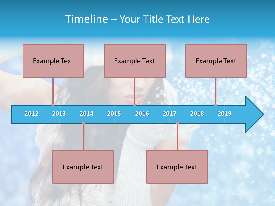Winter Girls PowerPoint Template