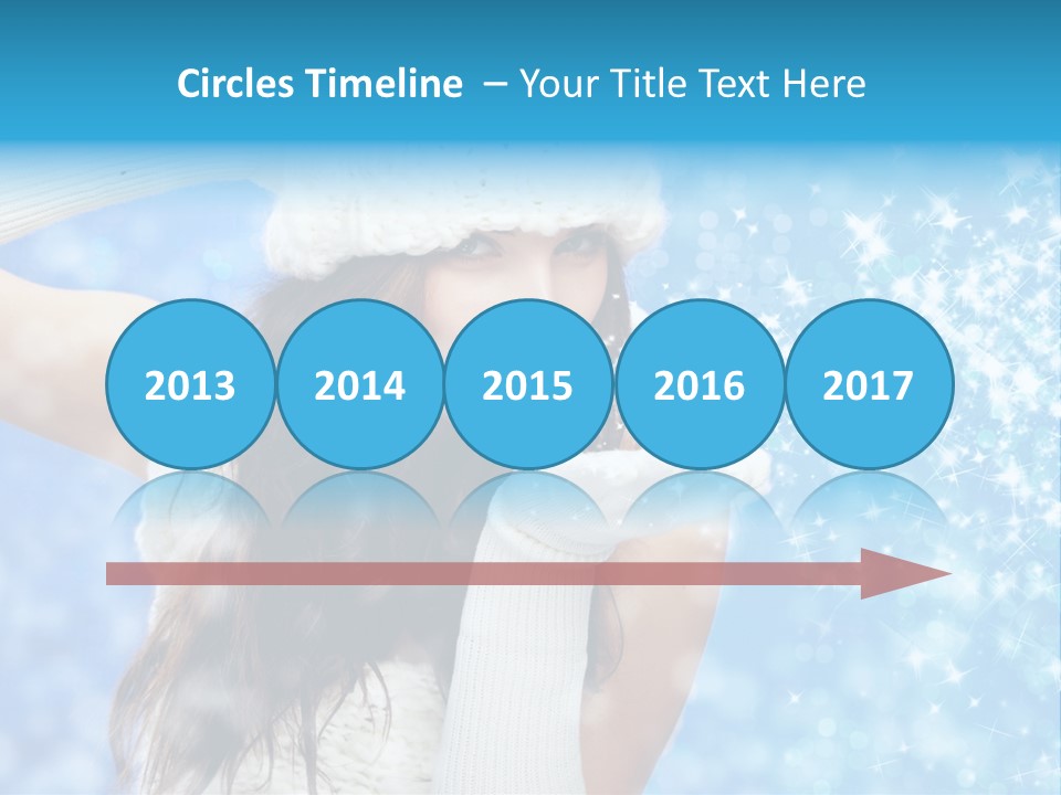 Winter Girls PowerPoint Template