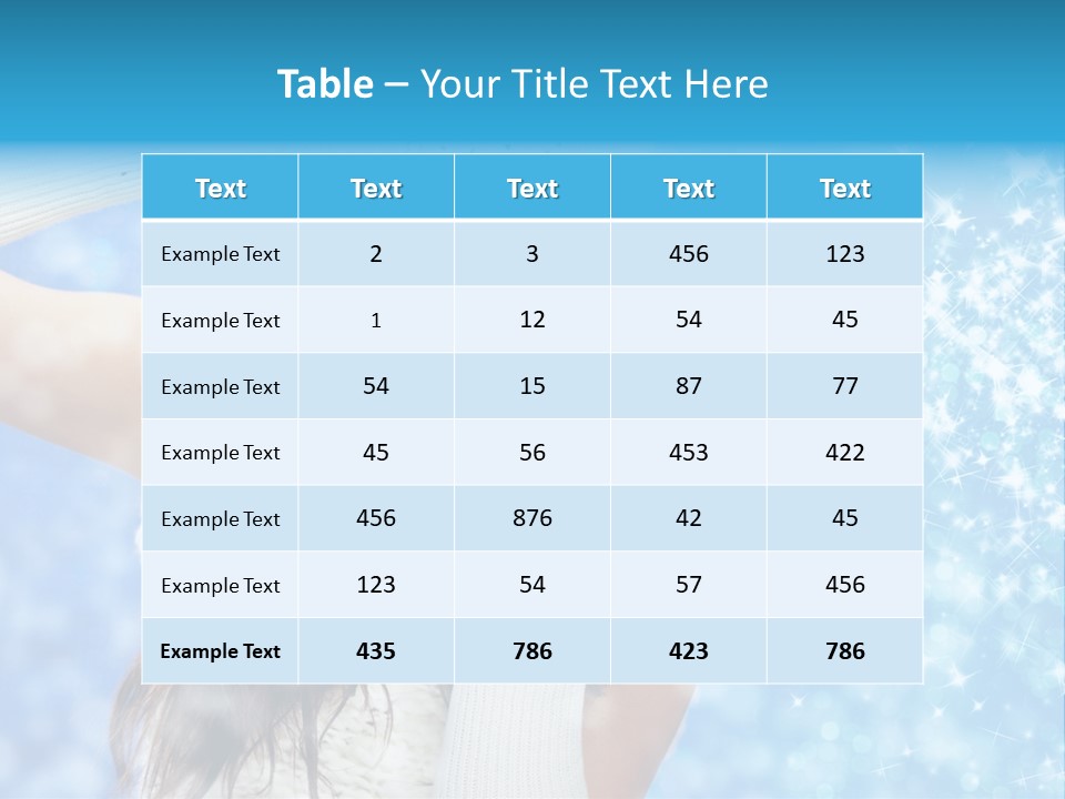 Winter Girls PowerPoint Template