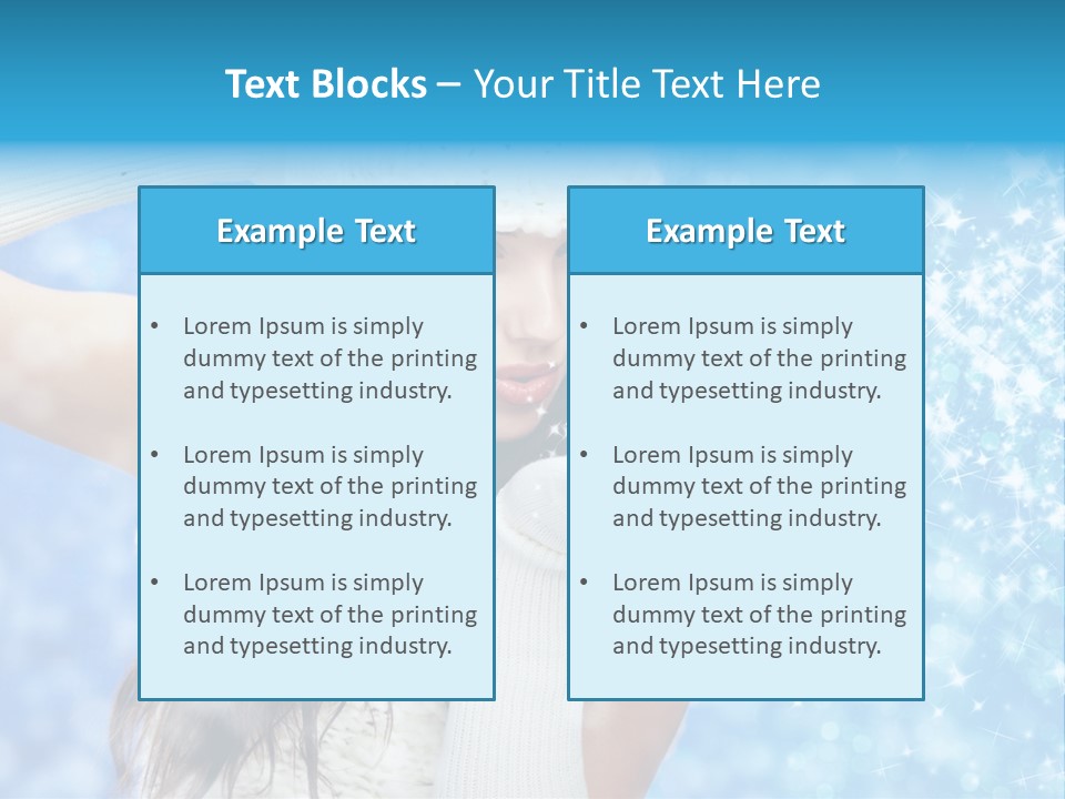 Winter Girls PowerPoint Template