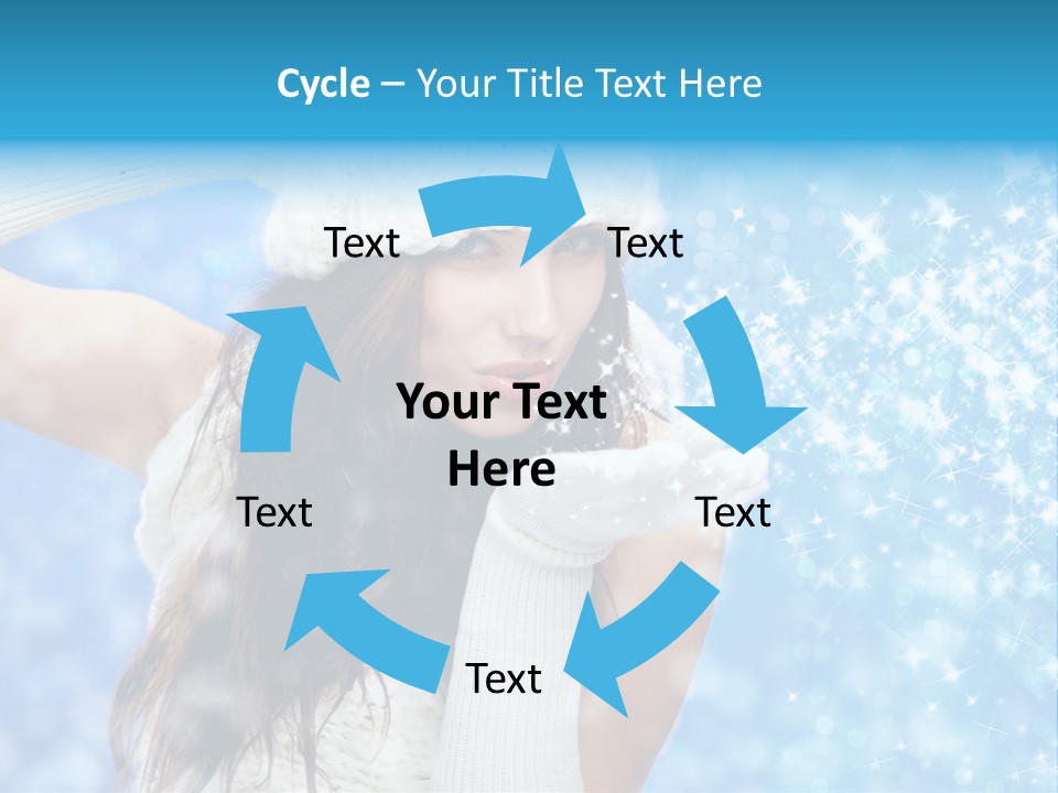 Winter Girls PowerPoint Template