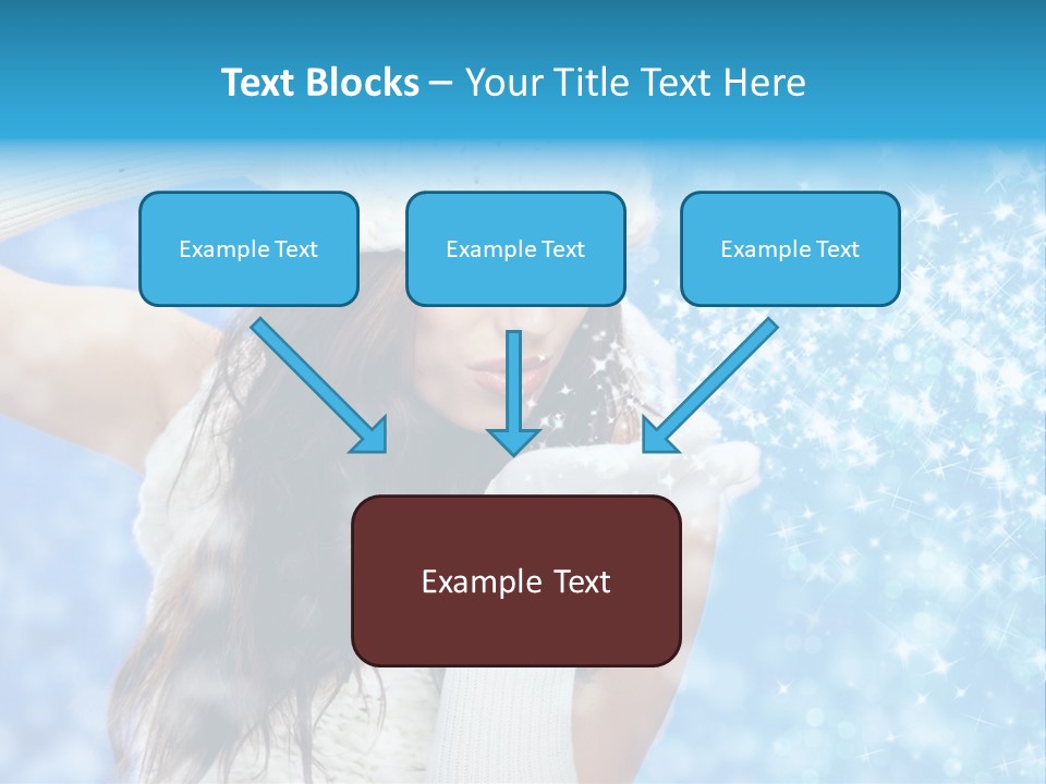 Winter Girls PowerPoint Template