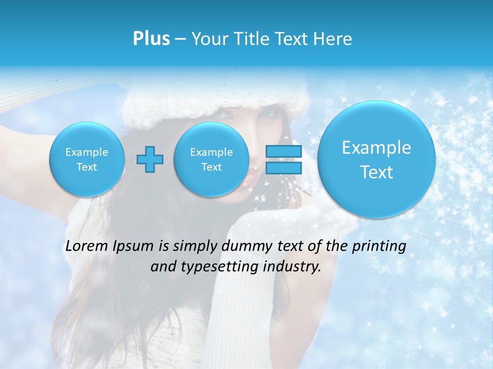 Winter Girls PowerPoint Template