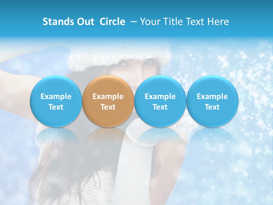 Winter Girls PowerPoint Template