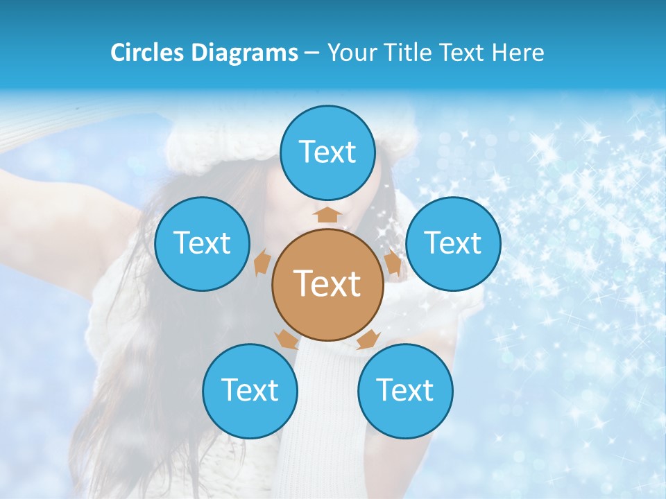 Winter Girls PowerPoint Template