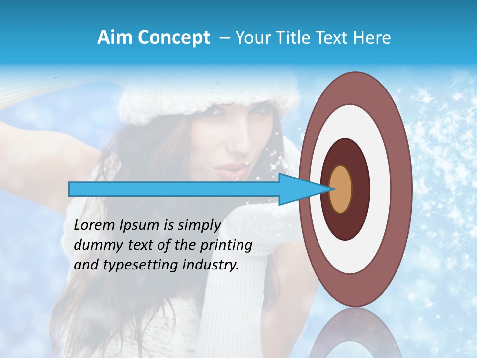 Winter Girls PowerPoint Template