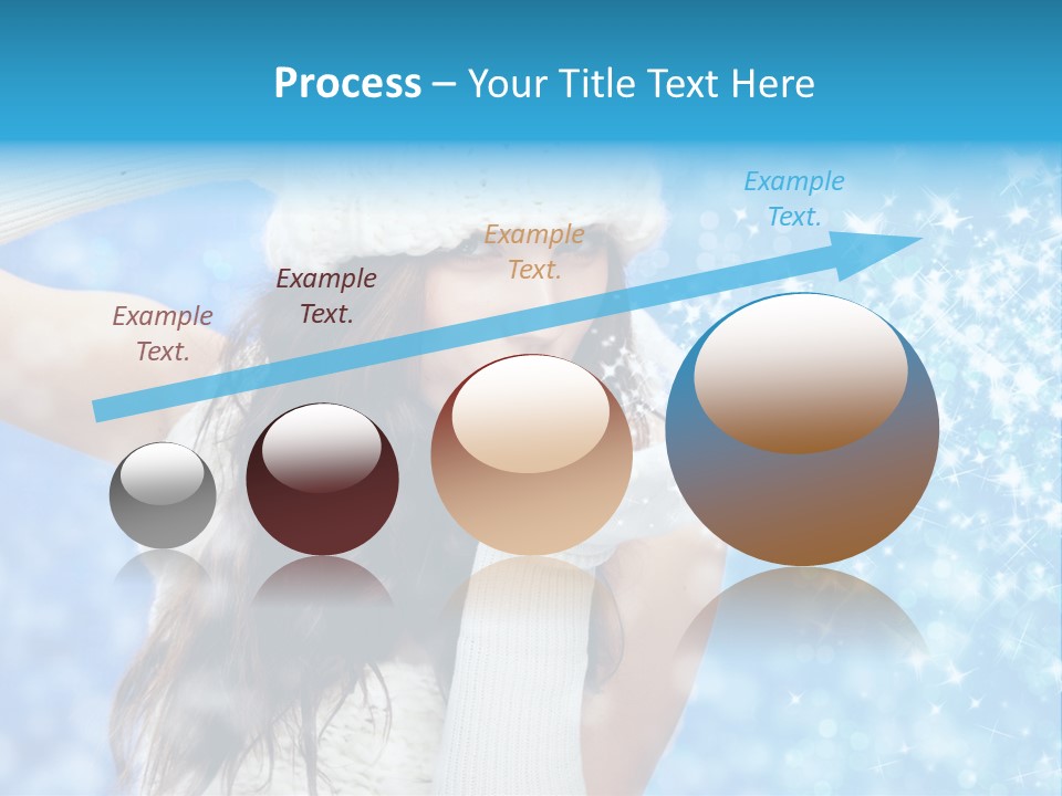 Winter Girls PowerPoint Template