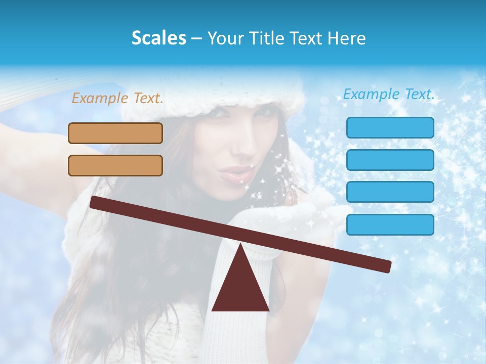 Winter Girls PowerPoint Template