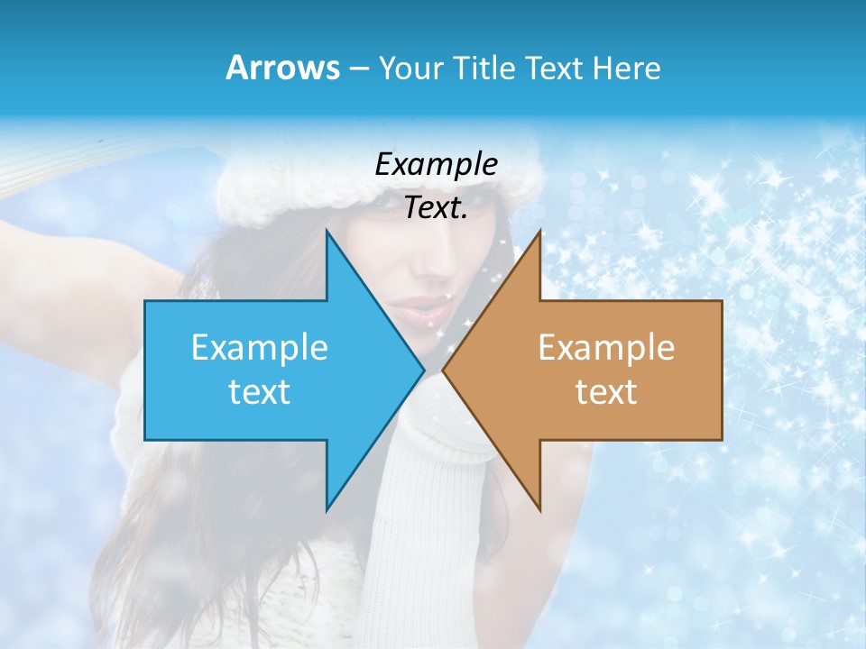 Winter Girls PowerPoint Template