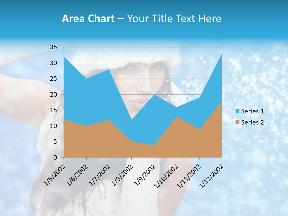 Winter Girls PowerPoint Template