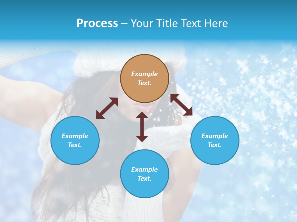 Winter Girls PowerPoint Template