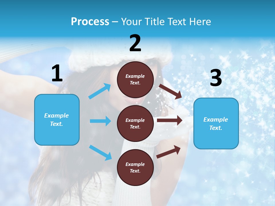 Winter Girls PowerPoint Template