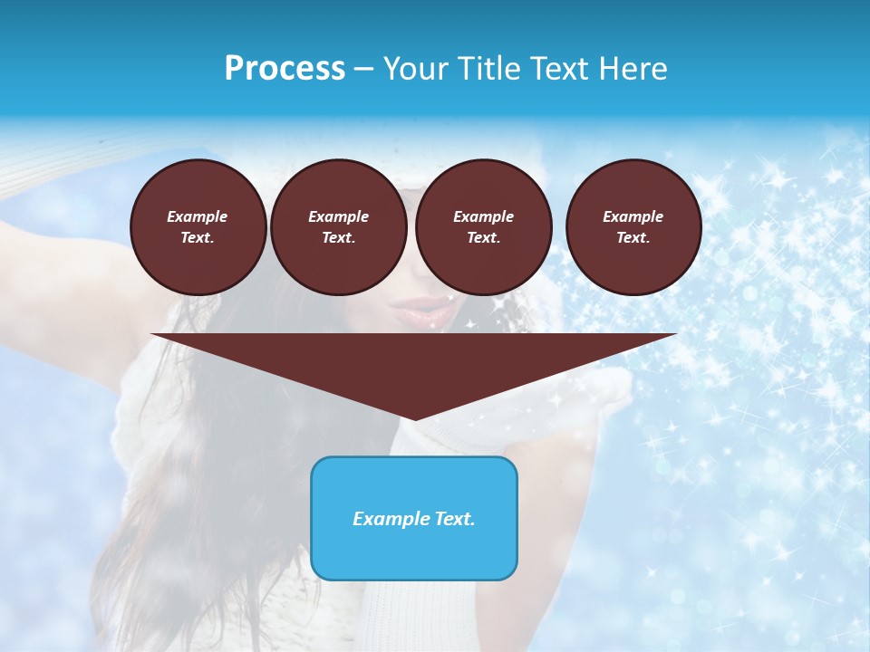 Winter Girls PowerPoint Template