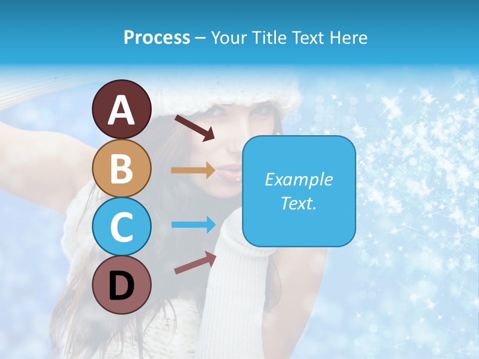 Winter Girls PowerPoint Template