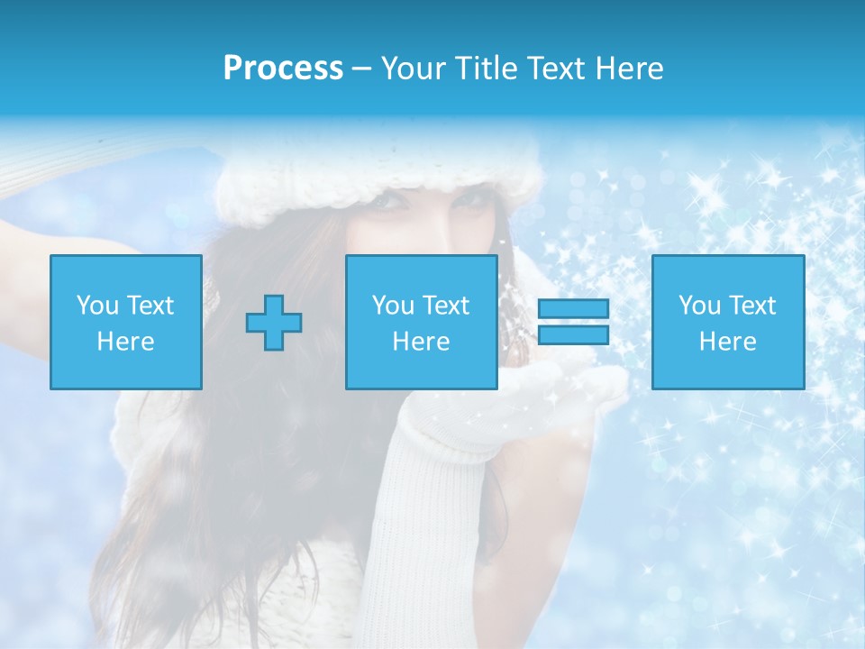 Winter Girls PowerPoint Template