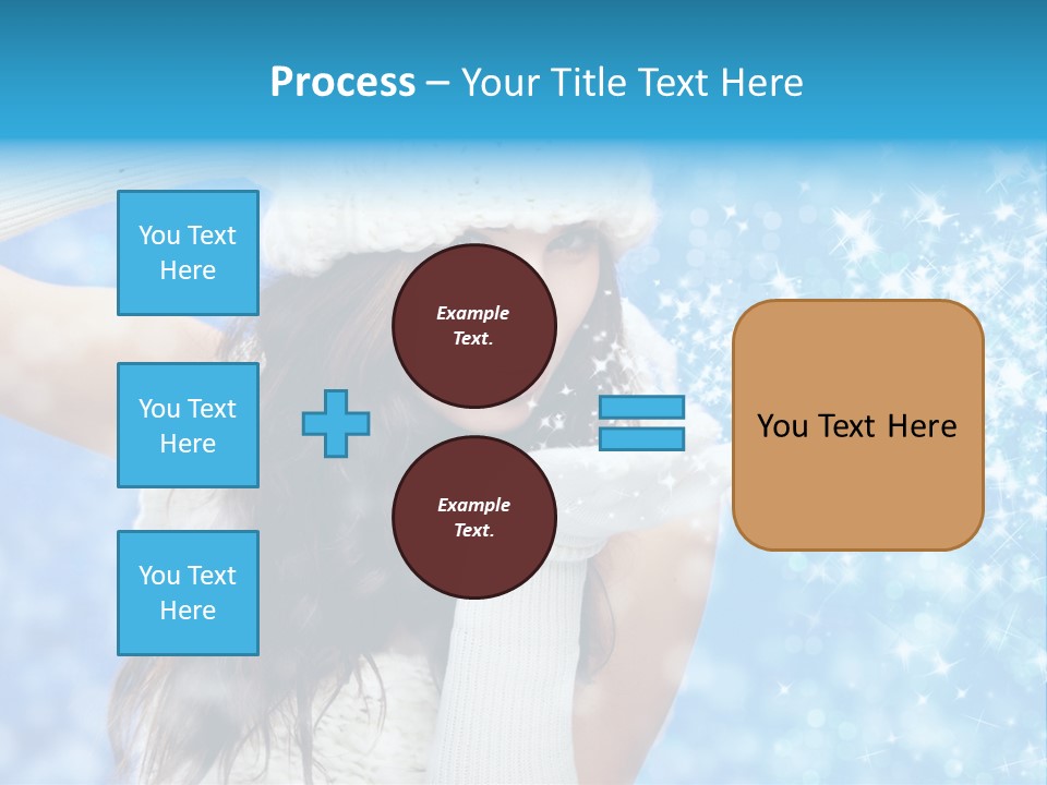Winter Girls PowerPoint Template