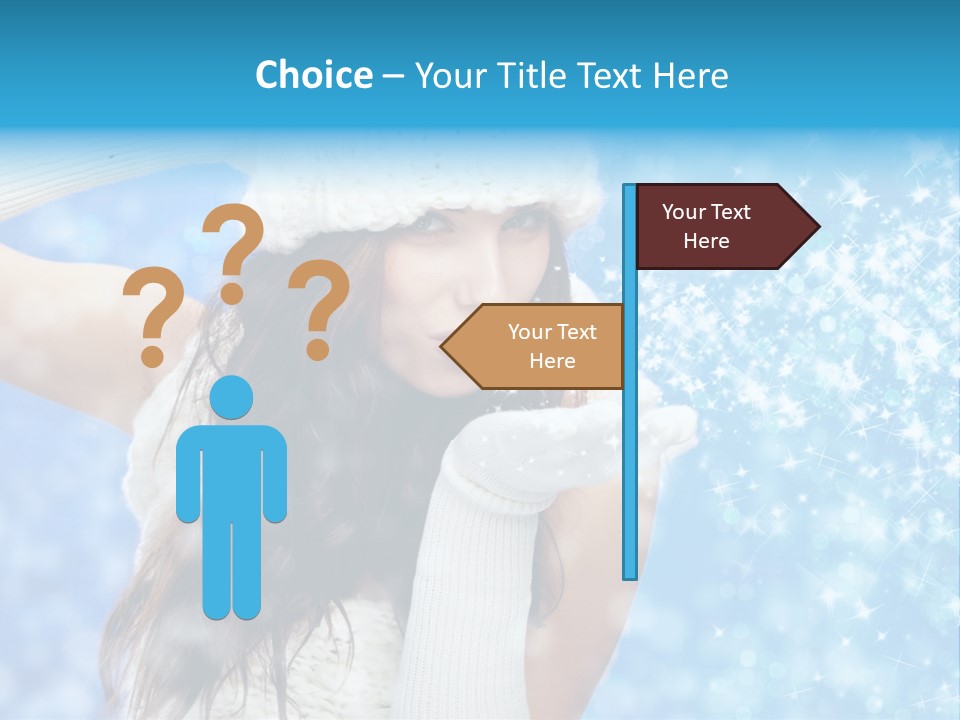 Winter Girls PowerPoint Template