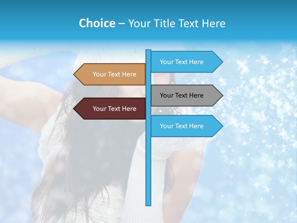 Winter Girls PowerPoint Template