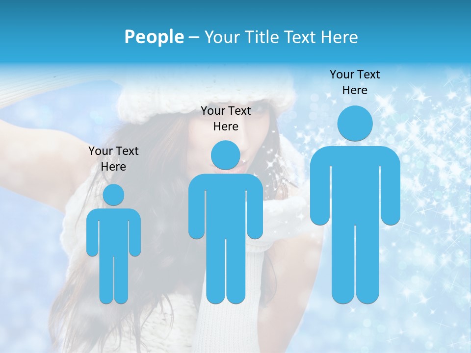 Winter Girls PowerPoint Template