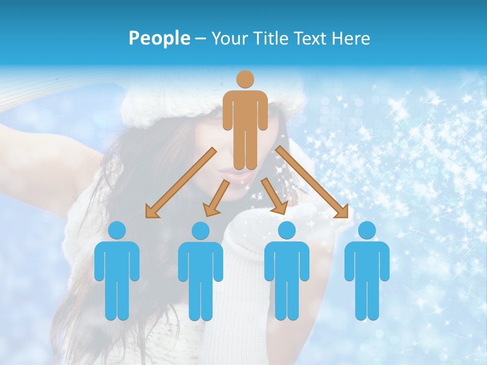 Winter Girls PowerPoint Template