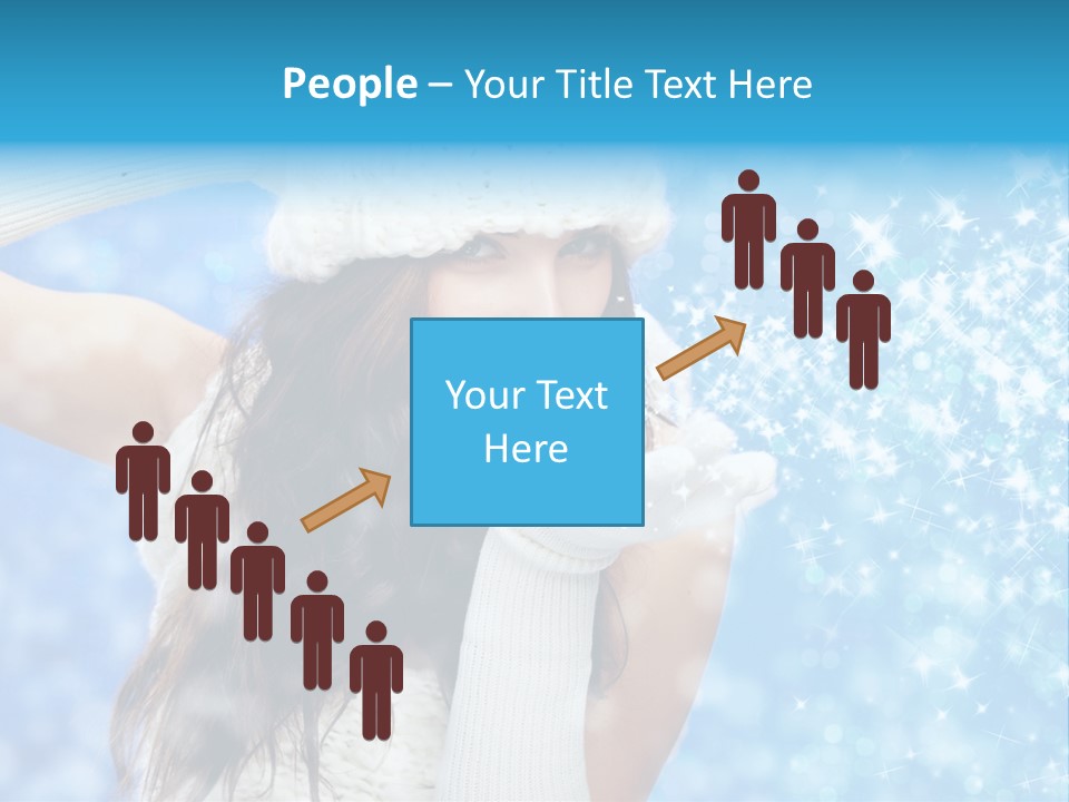 Winter Girls PowerPoint Template