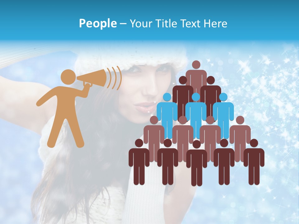 Winter Girls PowerPoint Template