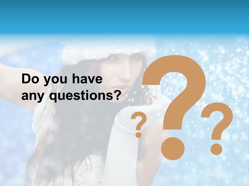 Winter Girls PowerPoint Template