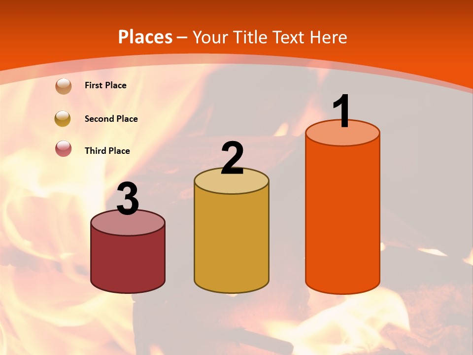 Night Hot Igniting PowerPoint Template